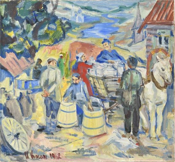 Day of the market by Ilya Kagan, 1962