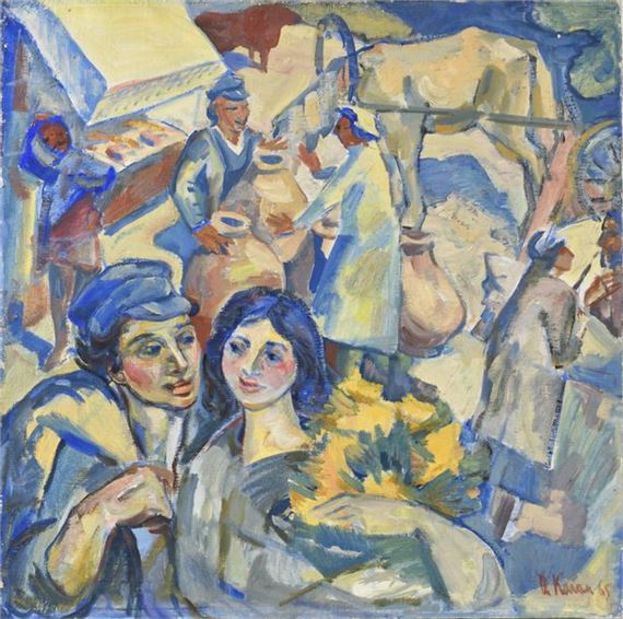 Day of the market by Ilya Kagan, 1965
