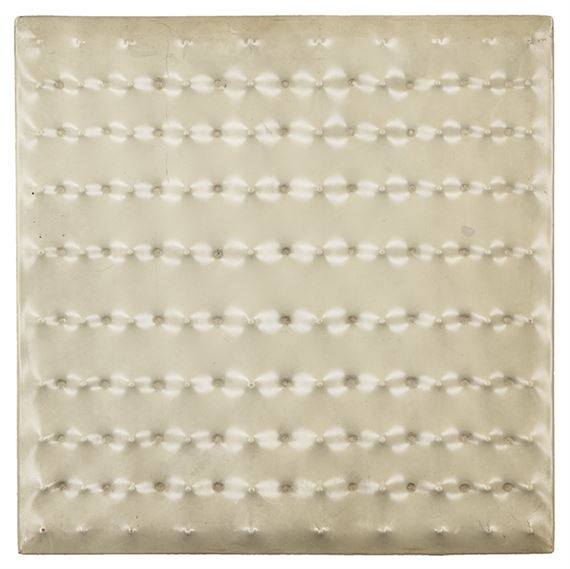 Estroflessione by Enrico Castellani, 1968