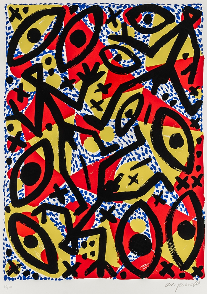 A.R. Penck | Feind hört mit (1994 - 1995) | MutualArt