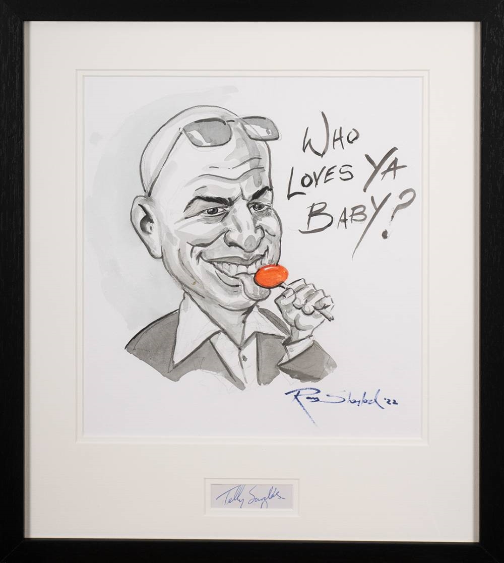 Ray Sherlock | Telly Savalas caricature | MutualArt
