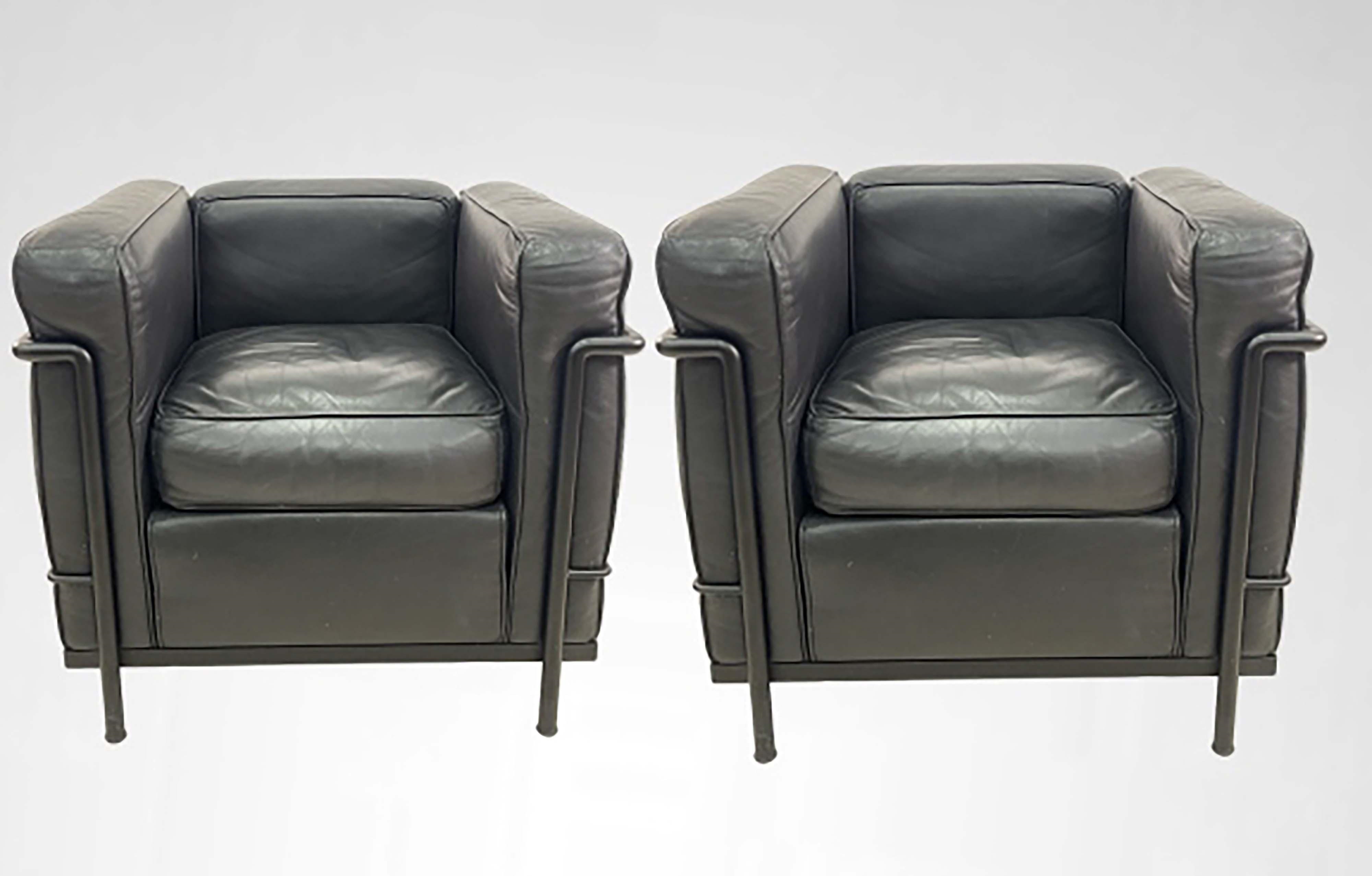 Le Corbusier Le Corbusier Lounge Chairs by Cassina MutualArt