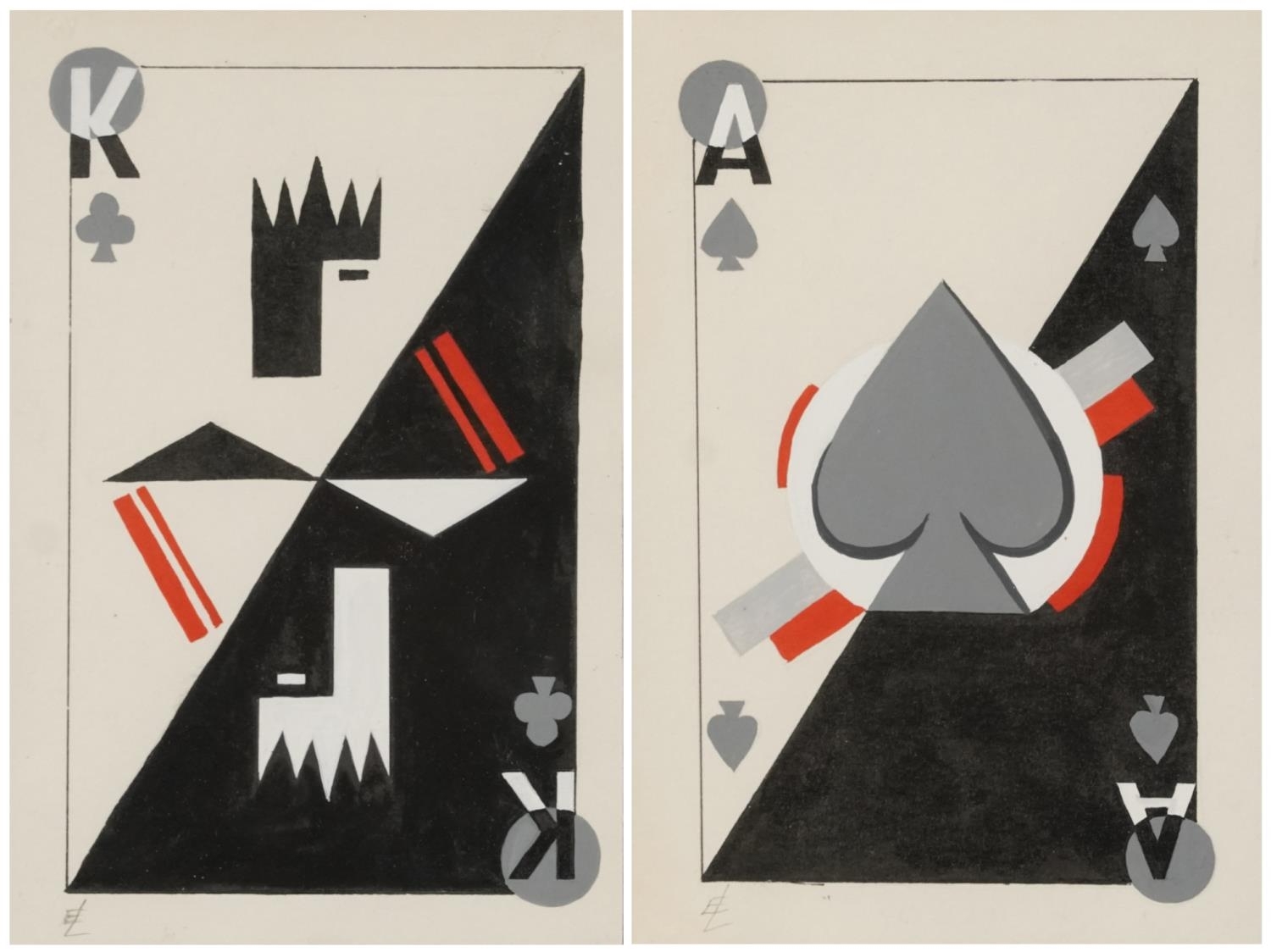 Playing Cards by El Lissitzky