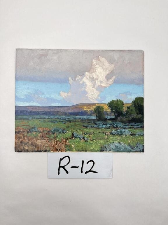 Artwork by Taylor Lynde, Taylor Lynde Montana Oil Painting, Made of Oil on board