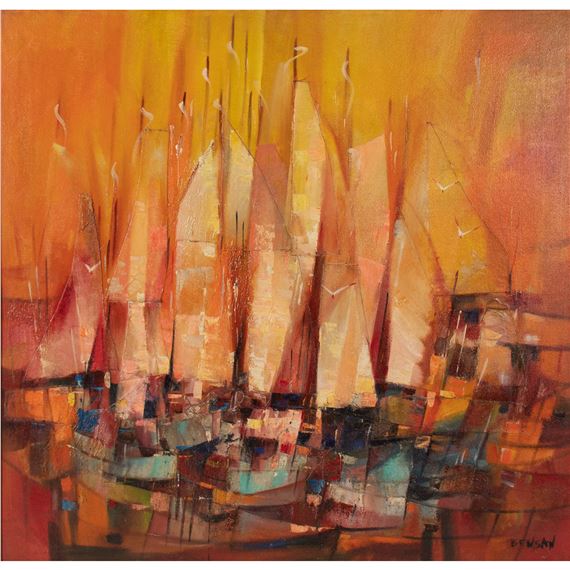 Untitled (Abstract) by Benjamin San Miguel