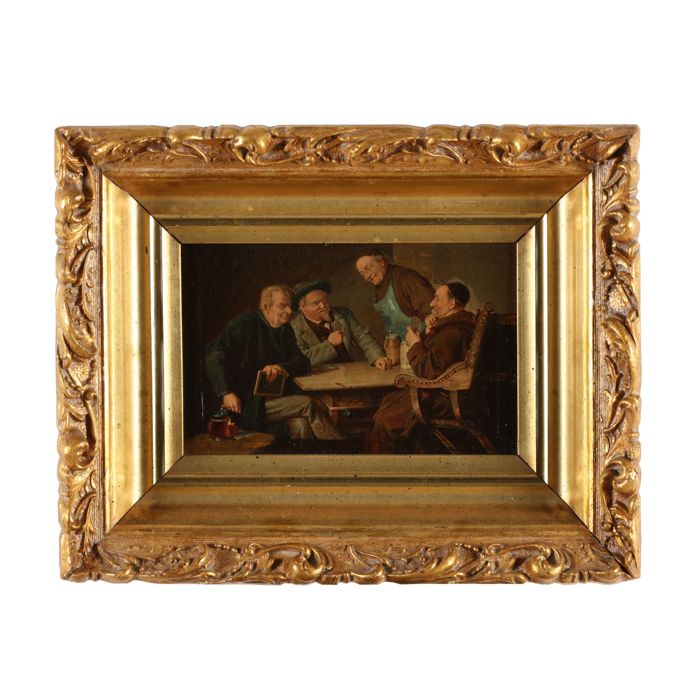 Eduard von Grützner | Two Works Picturing Monks Reveling | MutualArt