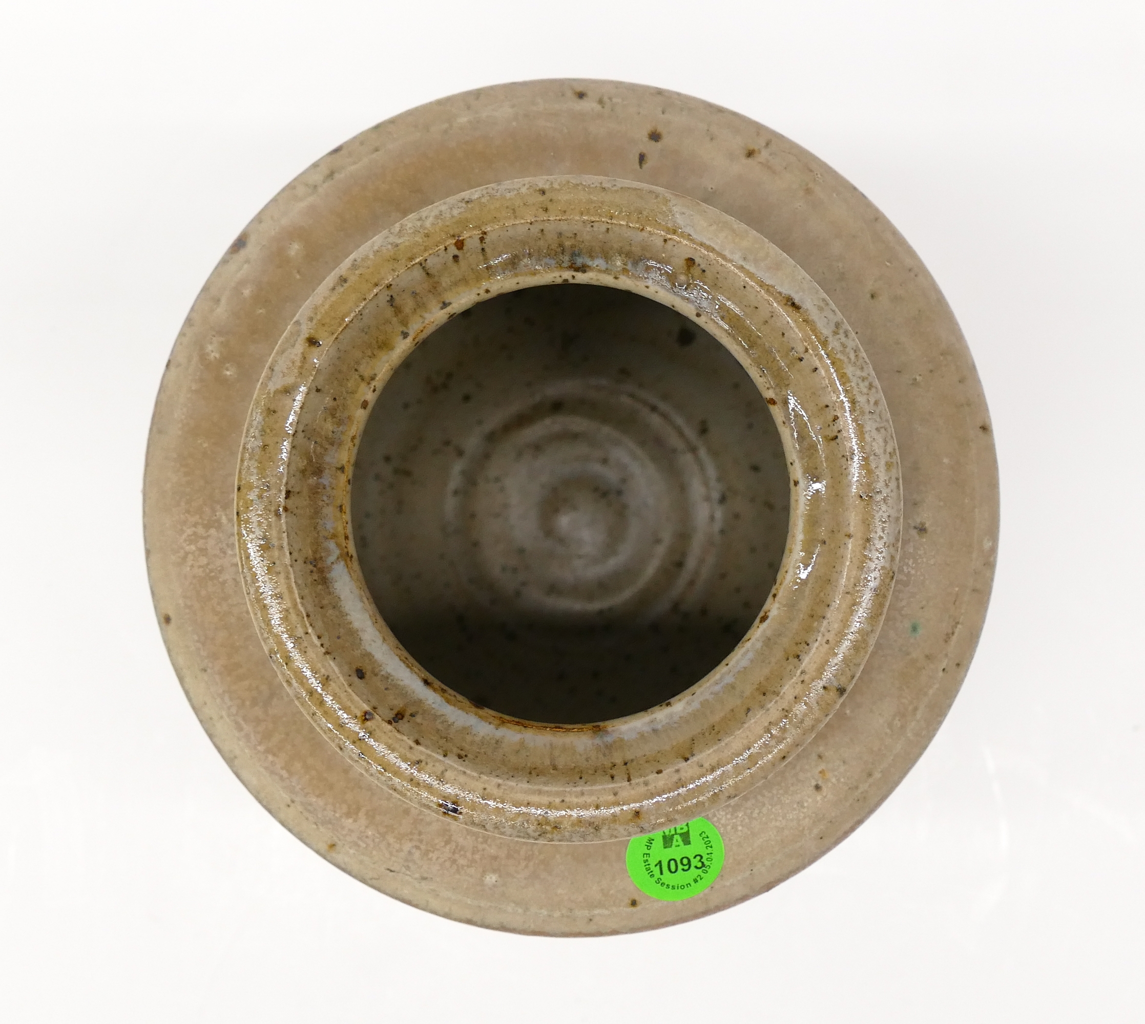 Eric Norstad | Eric Norstad Studio Pottery Drip Glaze Vase 7''x6.5 ...