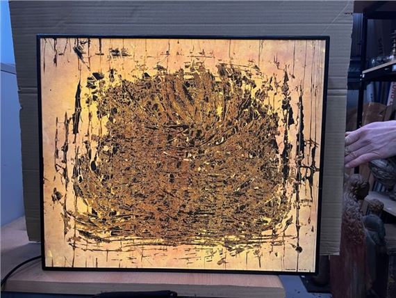 JEAN-PIERRE SUDRE, CHIMIGRAMME. Paysage matériographique 1972/1975 vintage prin EUR 1.500,00 - FR