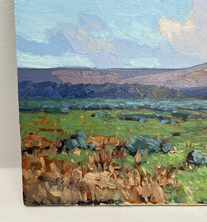 Artwork by Taylor Lynde, Taylor Lynde Montana Oil Painting, Made of Oil on board