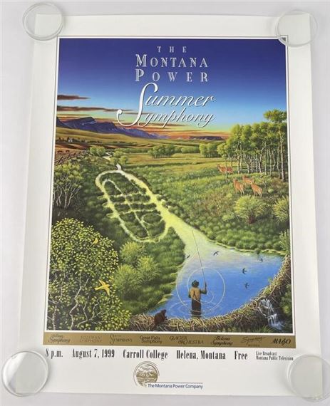 The Montana Summer Symphony Poster by Monte Dolack
