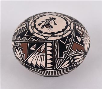 Leland Robert Vallo Acoma Pueblo Indian Pot - Robert Leland  Pence