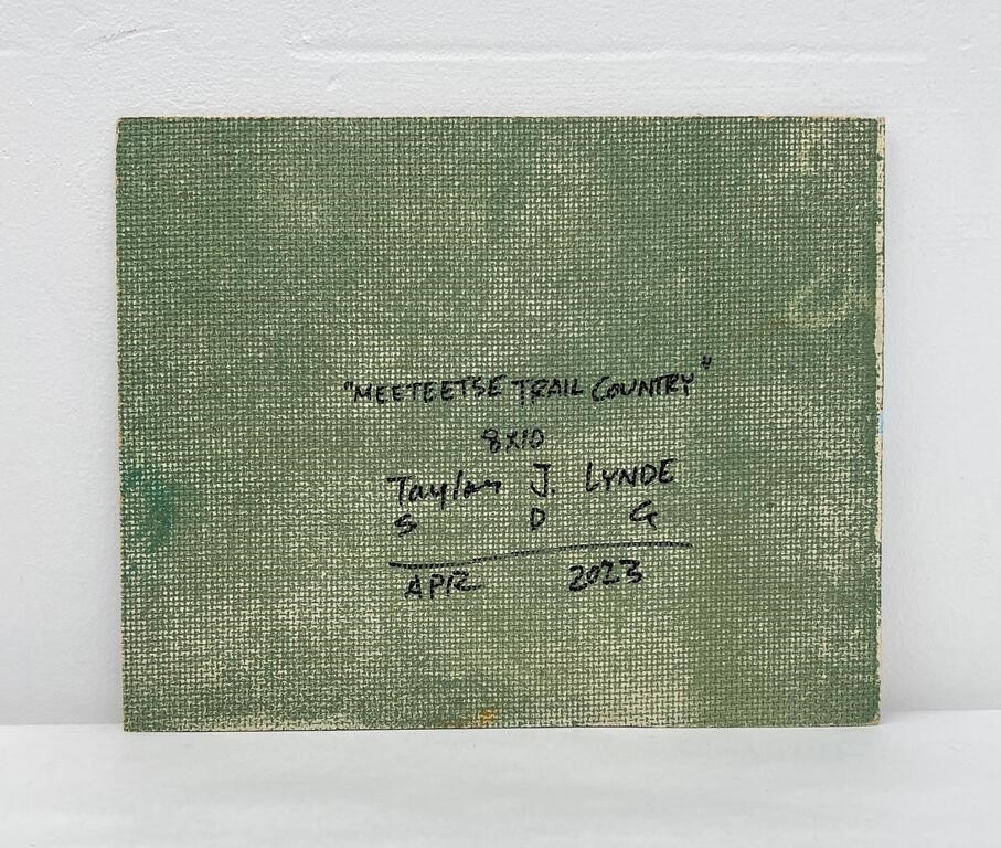 Artwork by Taylor Lynde, Taylor Lynde Montana Oil Painting, Made of Oil on board