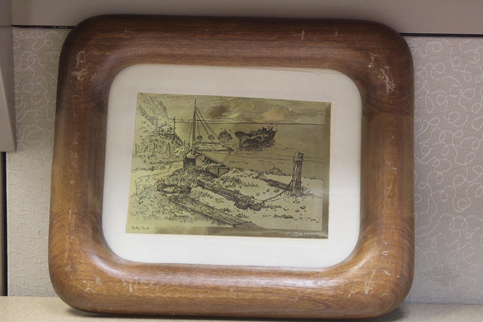 Lionel Barrymore Lionel Barrymore Gold Foil Etching MutualArt