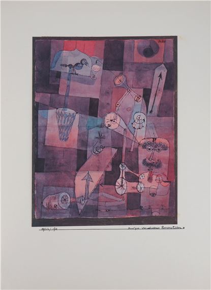 Paul Klee | Analysis of various perversities | MutualArt