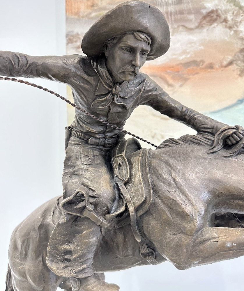Frederic Remington Bronco Buster MutualArt