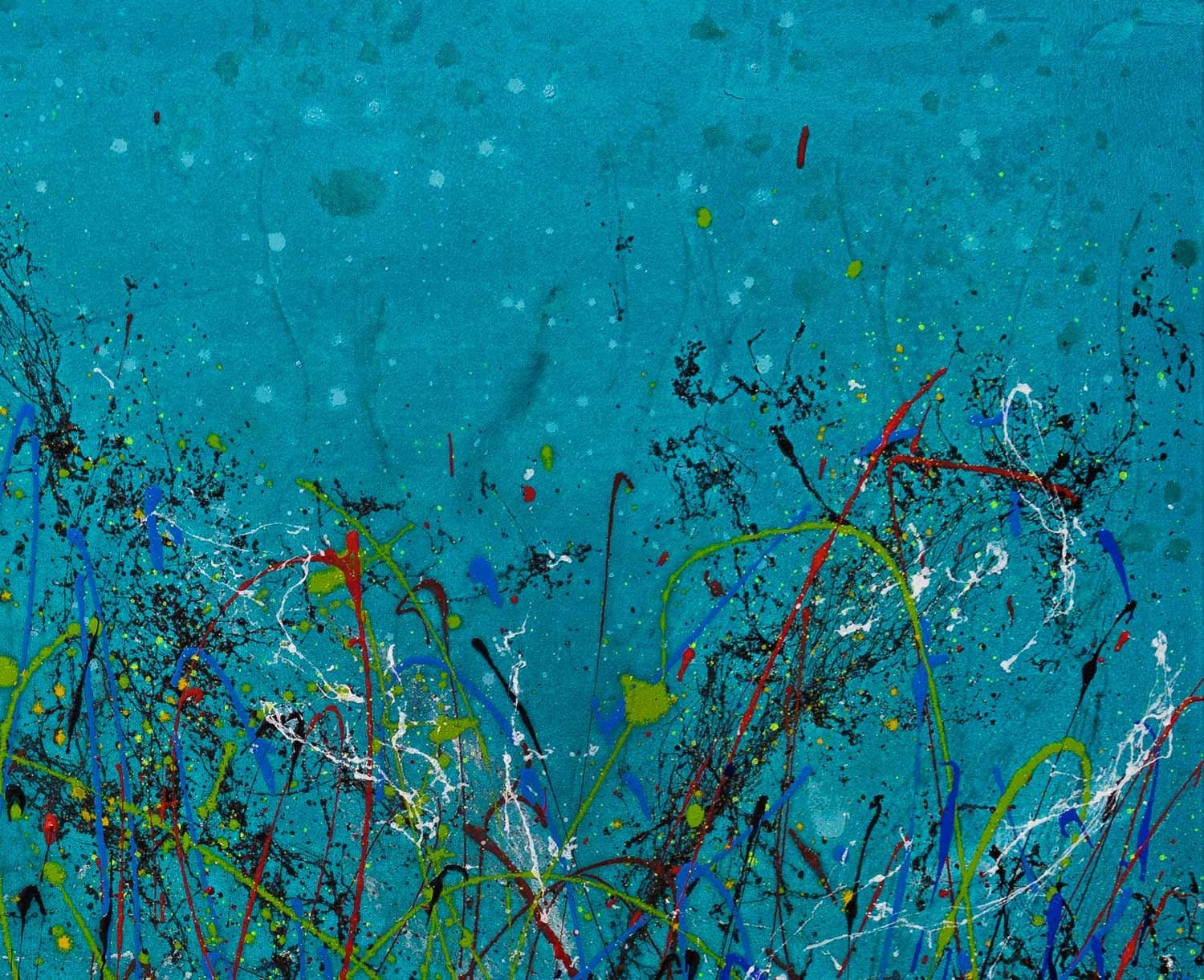 Artwork by Max Milan, Cool View, Made of Synthetic polymer paint on canvas