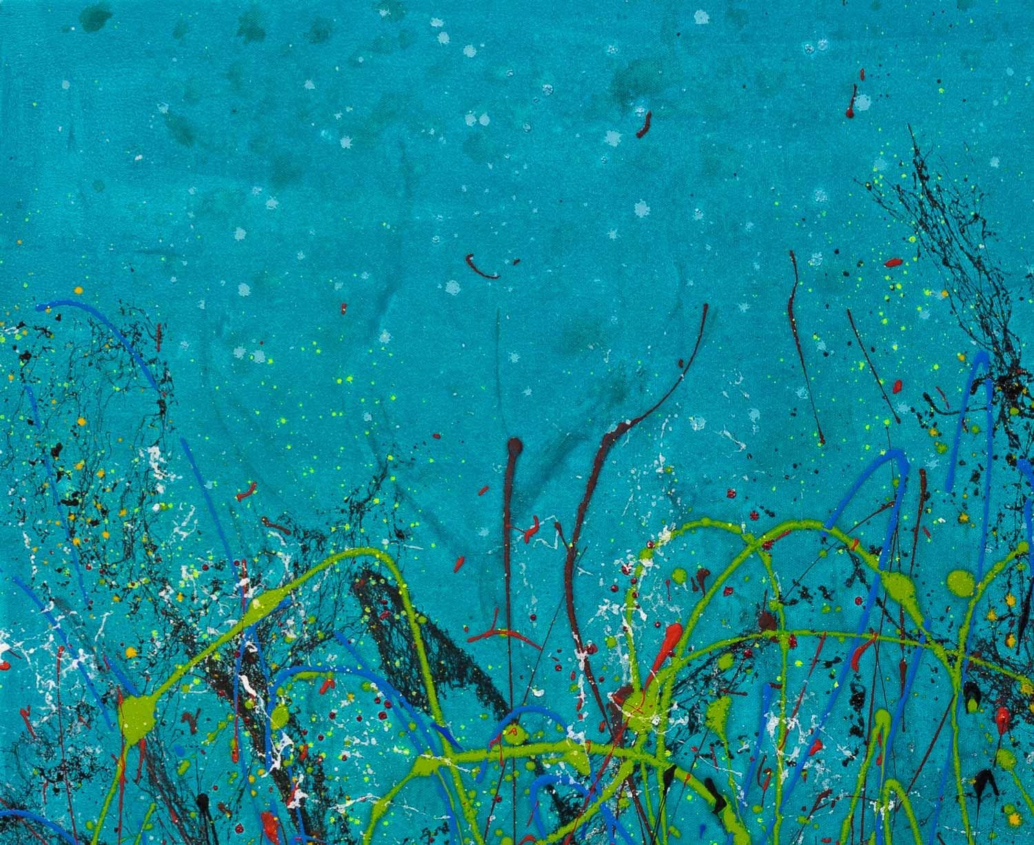 Artwork by Max Milan, Cool View, Made of Synthetic polymer paint on canvas