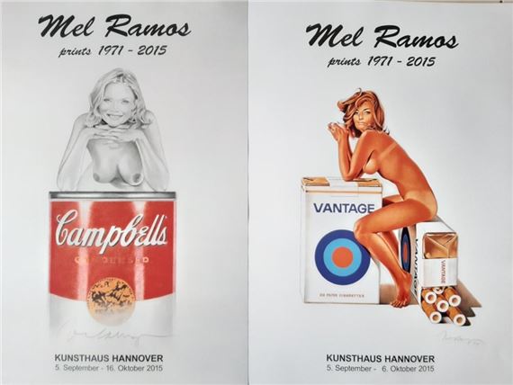 Mel Ramos | Suzy Soup - Tobacco Red (Vantage) (2015)