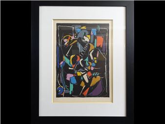 André Lanskoy | André (1902-1976) - Composition sur fond