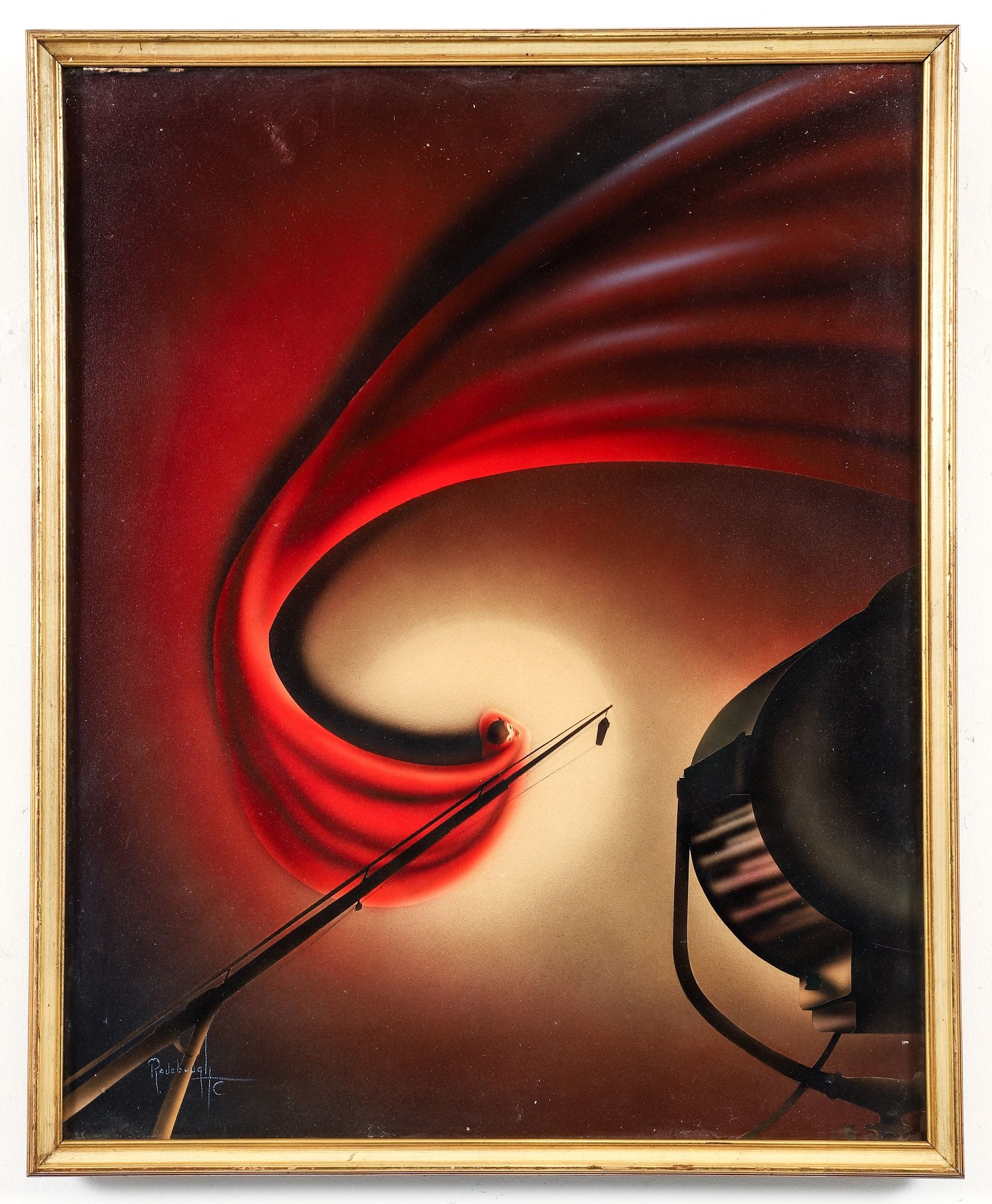 Artwork by Arthur Radebaugh, Performer, Made of Airbrush on Board