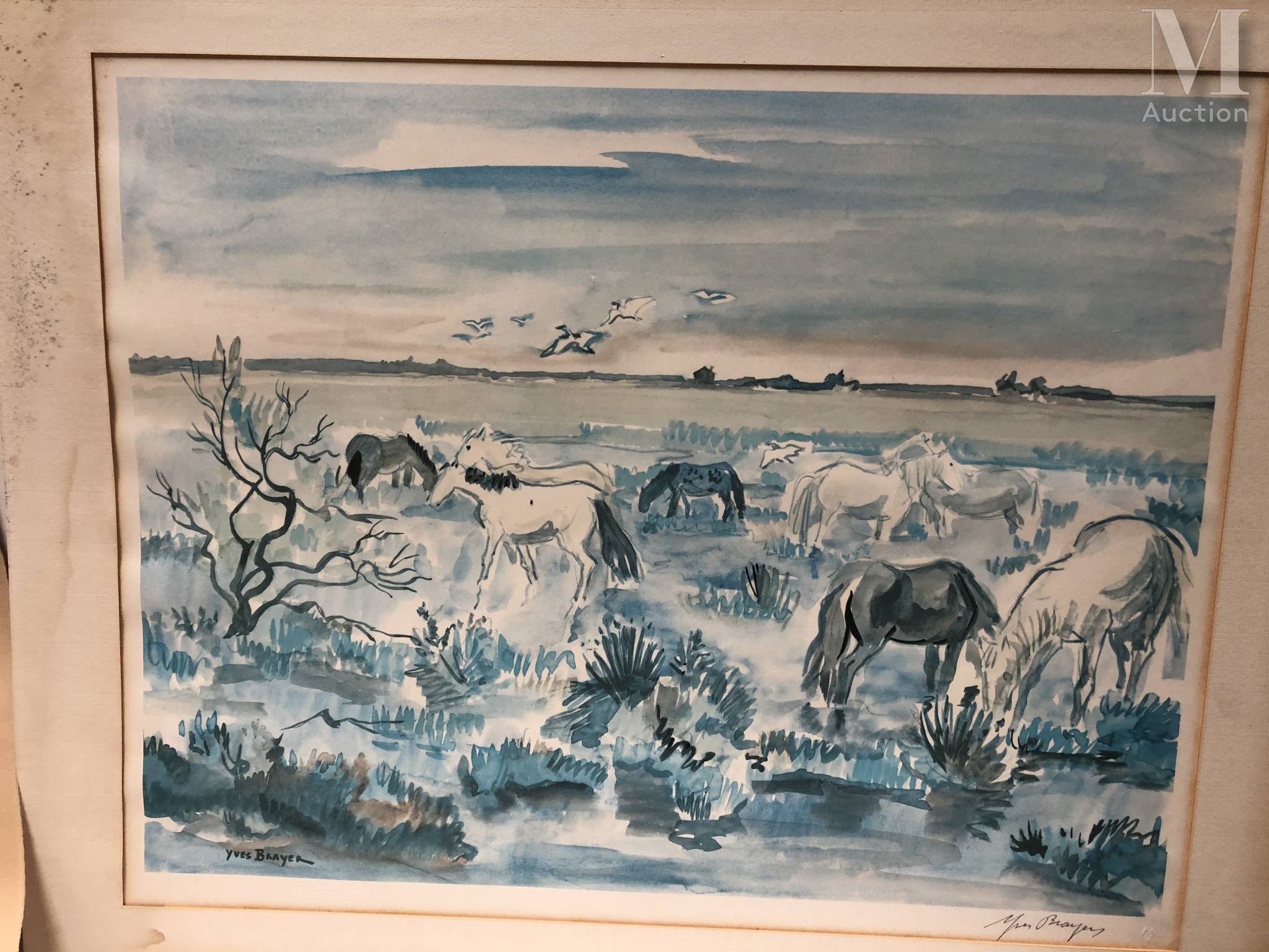 Yves Brayer Paysages de Camargue MutualArt