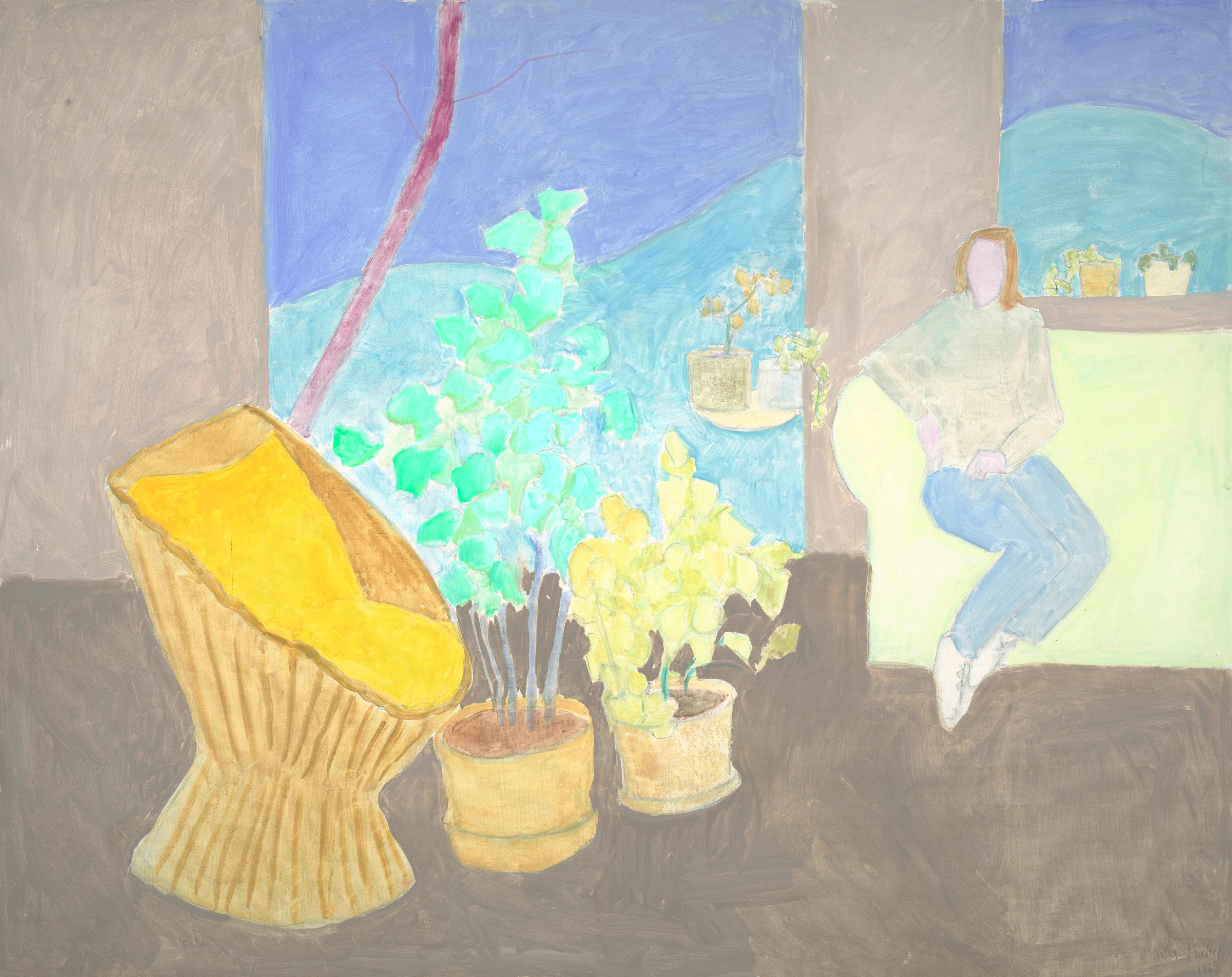 Artwork by Sally Avery, Country Living, Made of oil on canvas