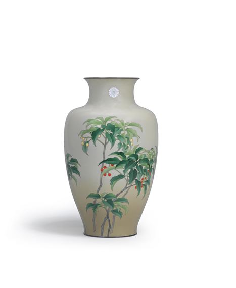 A Cloisonné-Enamel Baluster Vase by Gonda Hirosuke, early 20th century