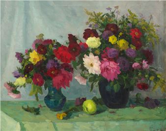 Still life - Krayushkin Nikolai Grigorievich