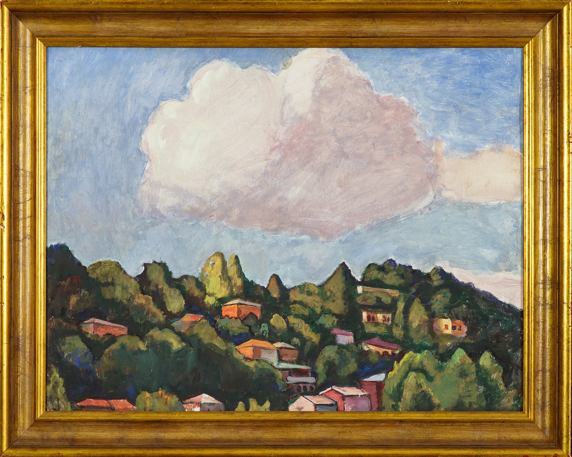 Artwork by Gennady Myznikov, Kutaisi, Made of Oil on cardboard