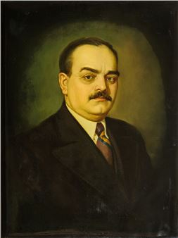 Portrait of N.M. Shvernik - Viktor Dmitriyevich Lipitskiy
