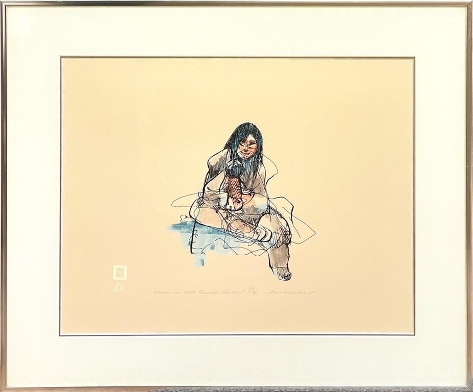 James Archibald Houston Woman and Child 54/96 (1979) MutualArt