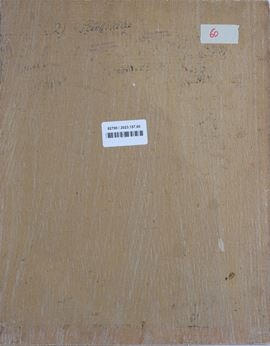 Artwork by Gerta Springer, Self-portrait (sketch), Made of Oil on cardboard