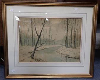 SYDNEY IVON HITCHENS: 'THE BROOK' - Sydney Ivon Hitchens