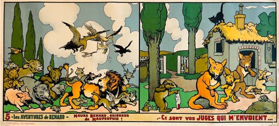 Benjamin Rabier | The adventures of Renard | MutualArt