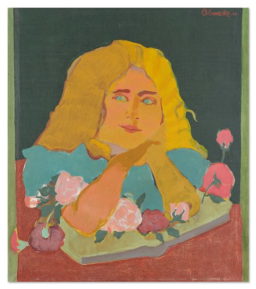 Sueño dorado (Meditación) by Beatriz González, Executed in 1968