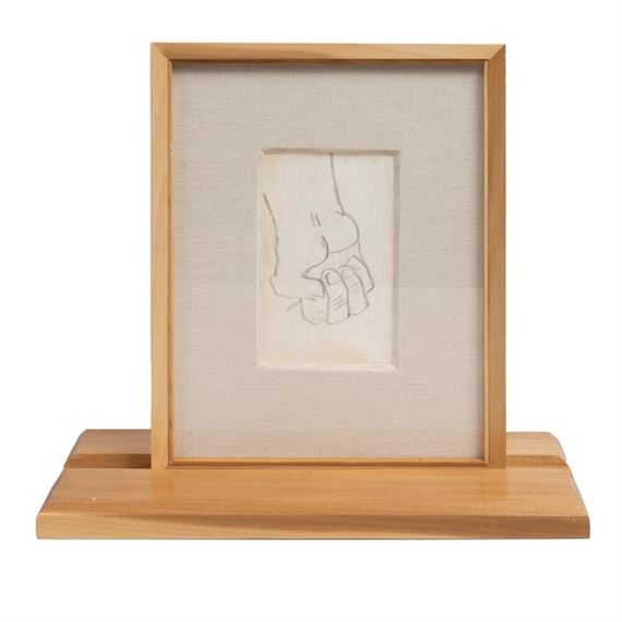 A) Mano de obrero b) Boceto de artefacto rural by Fermín Revueltas