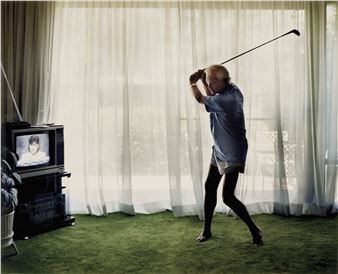 Practicing Golf Swing - Larry Sultan