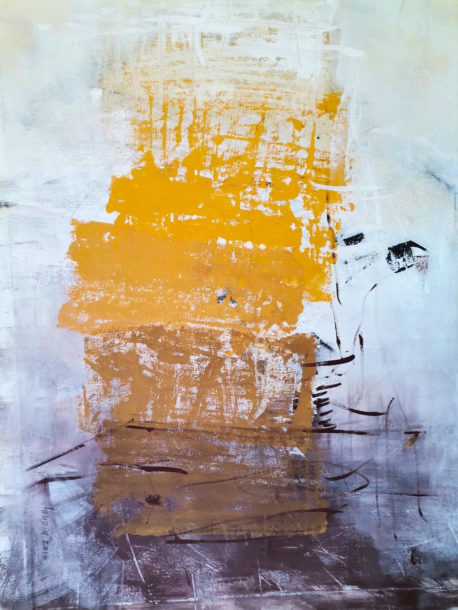 Artwork by Helga Hudin, Höhenflug, 2016, Made of Pigment