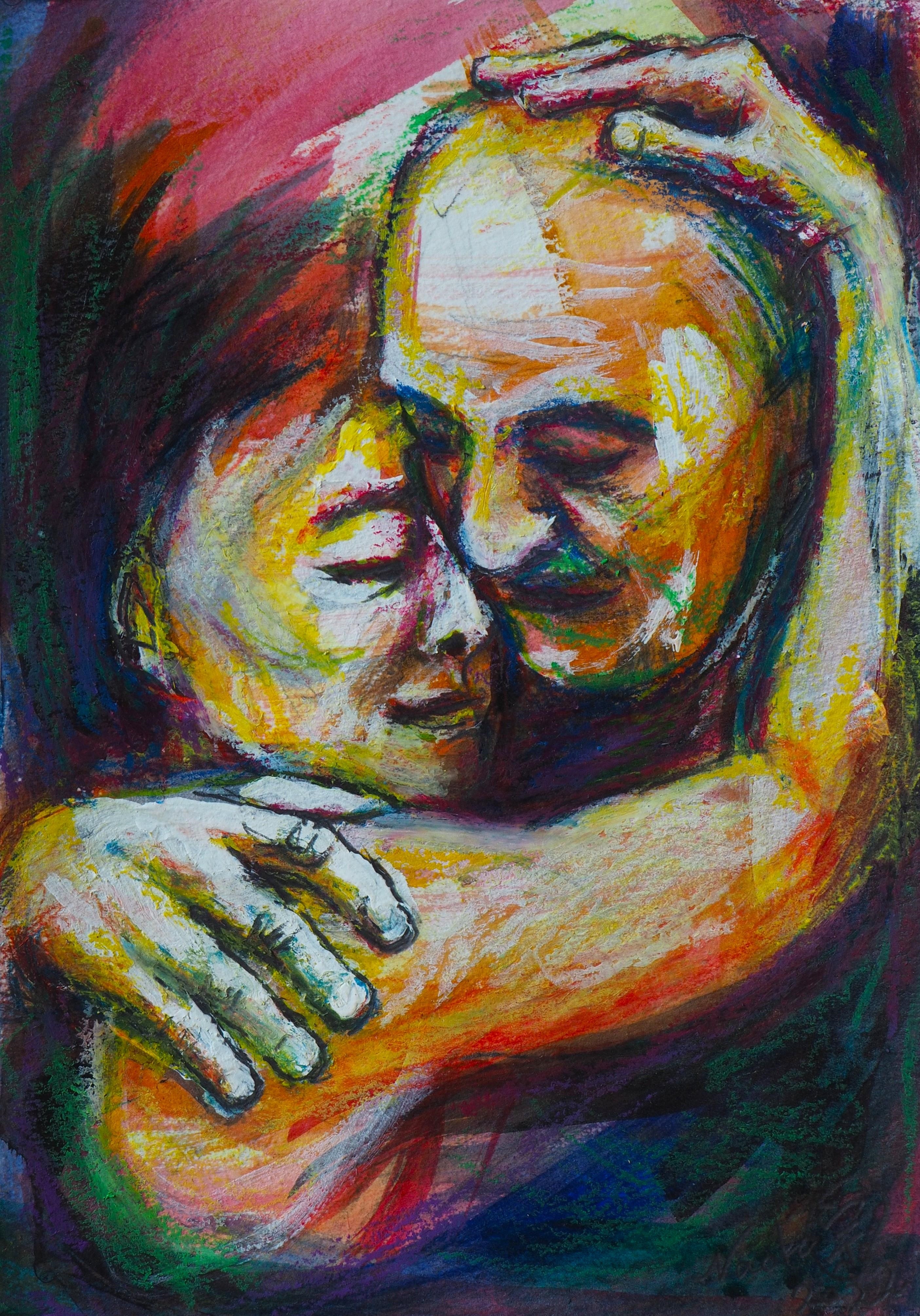 Artwork by Naoko Muneoka, UMFASSEN I, 2022, Made of Mixed media