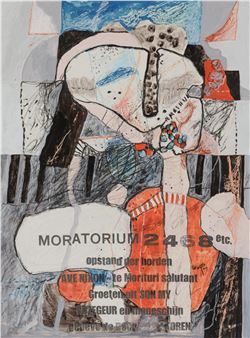 Kleurpotlood, gouache, zilververf, zeefdruk - Henri de Wolf