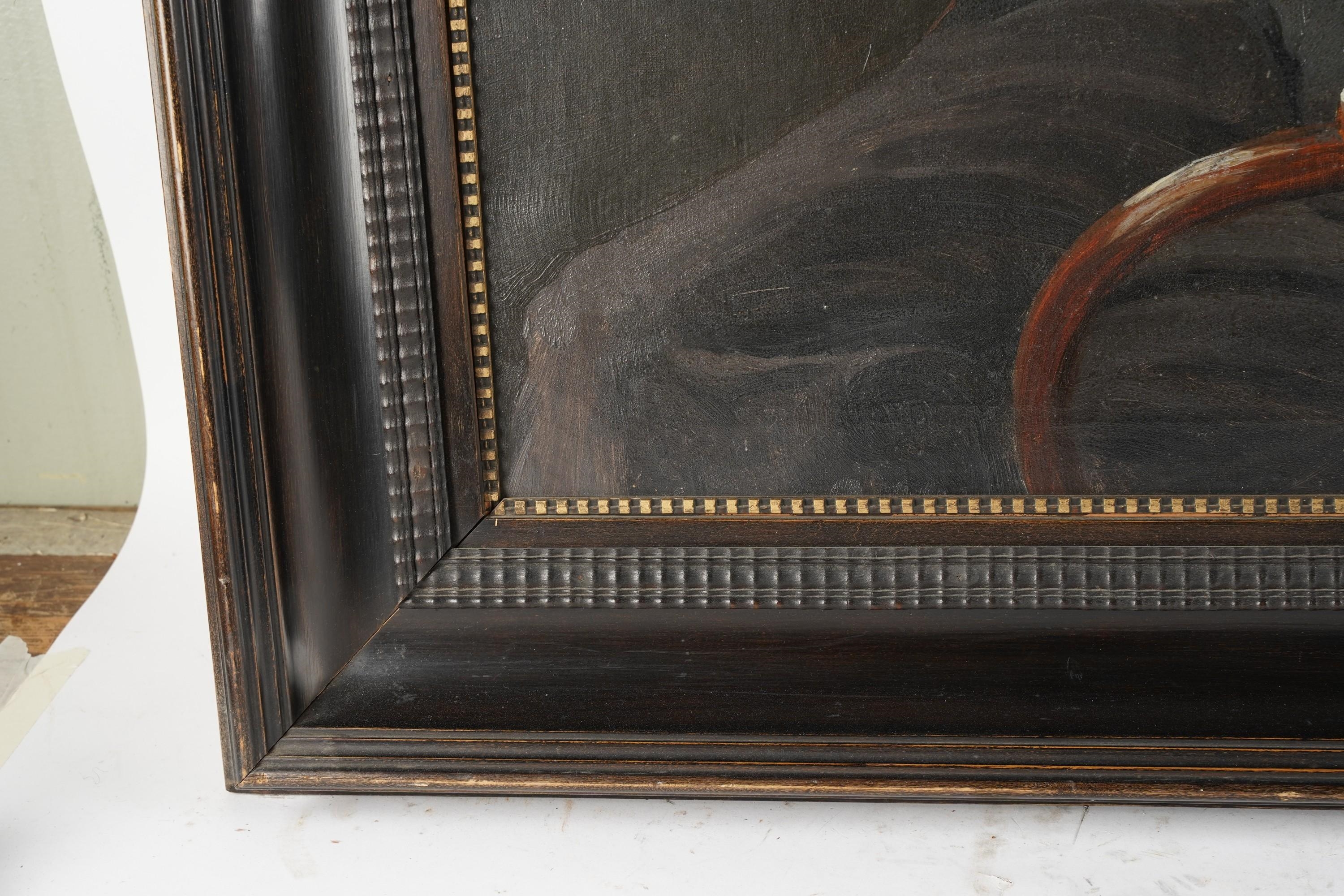 Artwork by Emanuel Baschny, Emanuel Baschny (1876-1932): Portrait of a Man Seated by a Window, Made of oil on canvas