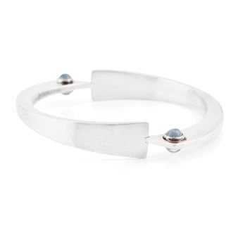 Sven-Erik Högberg, A sterling silver bracelet set with a moonstone, Göteborg 1954. - Sven Erik Högberg