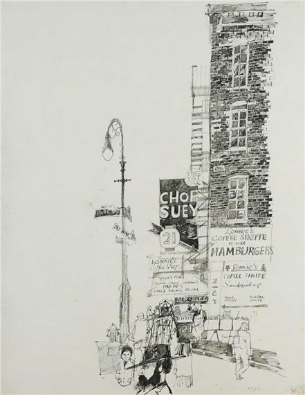 China Town by Paul Hogarth, 1964