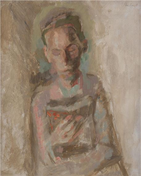 Siri Derkert, "Läsande yngling" by Siri Derkert, Dated 1939