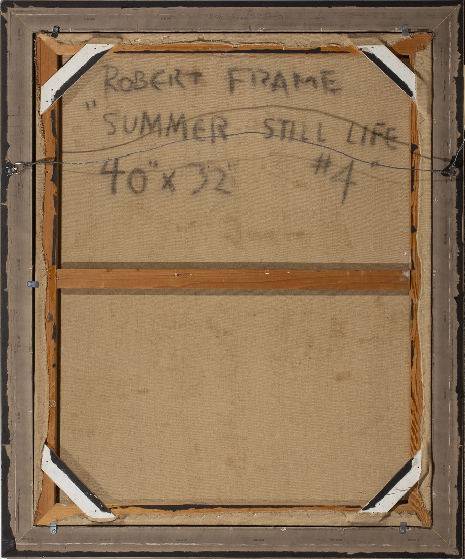 Artwork by Robert Frame, Summer Still Life #4, Made of oil on canvas