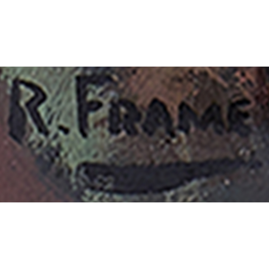 Artwork by Robert Frame, Philodendron, Made of oil on board