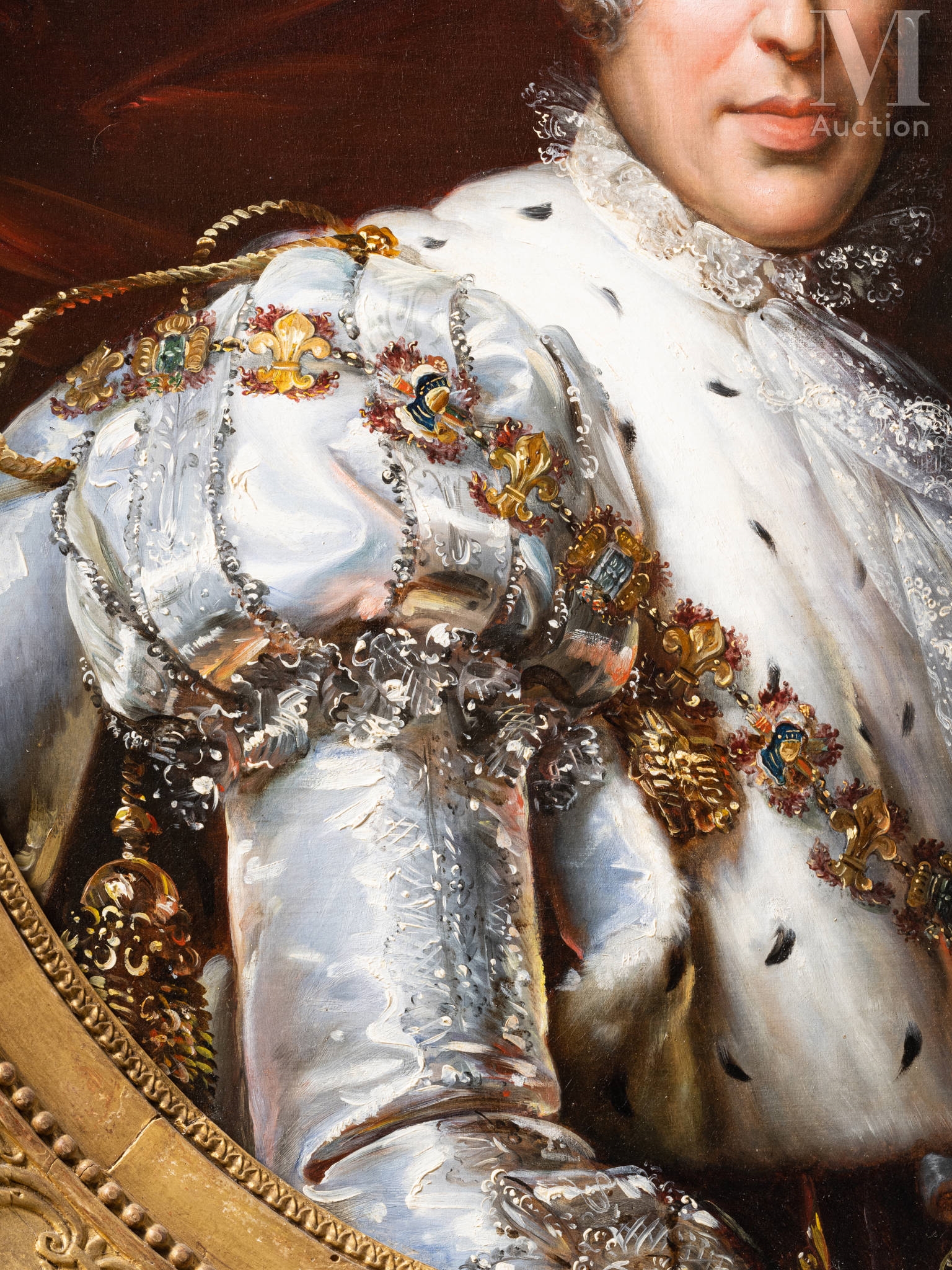 François Pascal Simon Gérard | Portrait en buste du roi Charles X ...