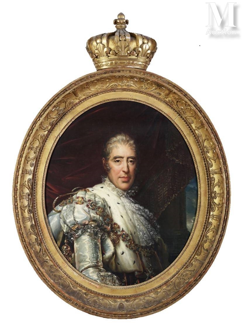 François Pascal Simon Gérard | Portrait en buste du roi Charles X ...