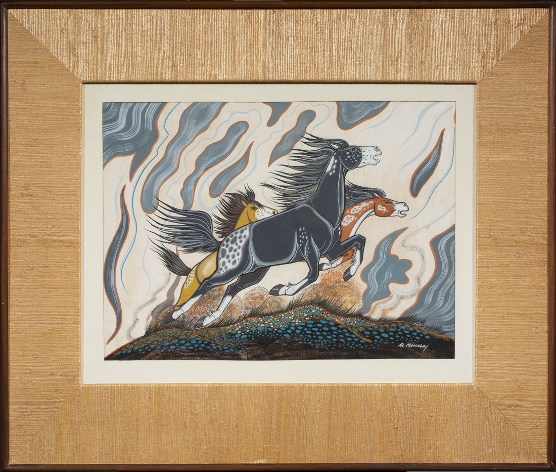 Al Momaday | Three Horses | MutualArt