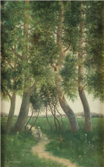 Strada nel bosco - Charles Demarne